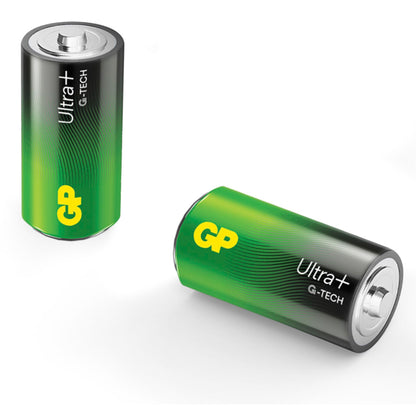 1x2 GP ULTRA PLUS Alkaline 1,5V C Baby LR14       03014AUPETA-B2