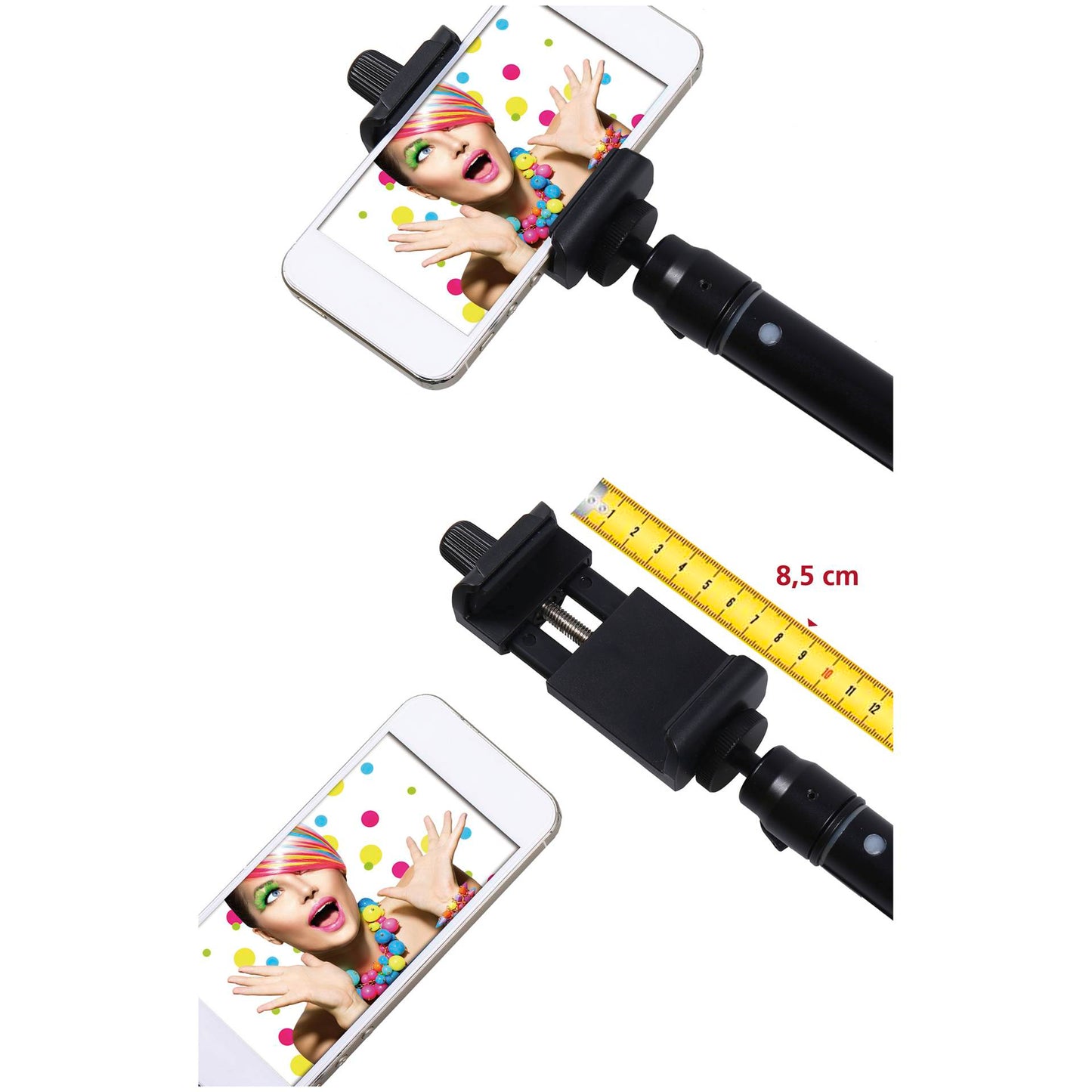 Rollei Selfie Clip Smartphone Mount black