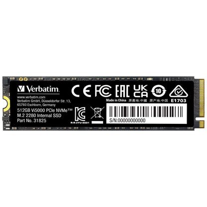 Verbatim Vi5000 M.2 SSD    512GB PCIe4 NVMe                 31825