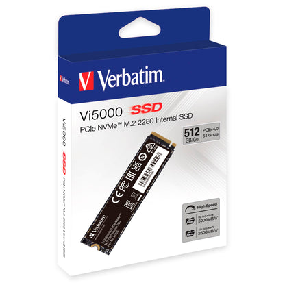 Verbatim Vi5000 M.2 SSD    512GB PCIe4 NVMe                 31825