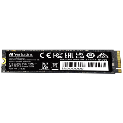 Verbatim Vi5000 M.2 SSD      1TB PCIe4 NVMe                 31826