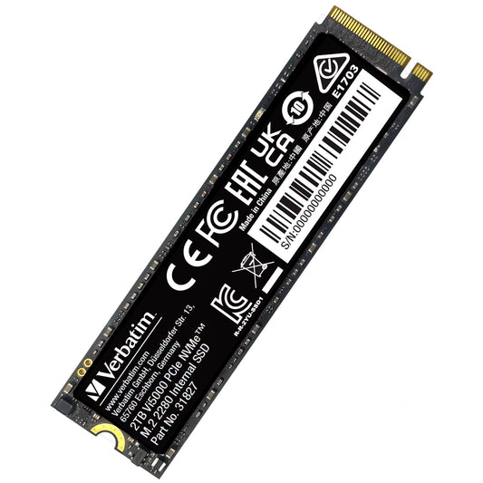 Verbatim Vi5000 M.2 SSD      2TB PCIe4 NVMe                 31827