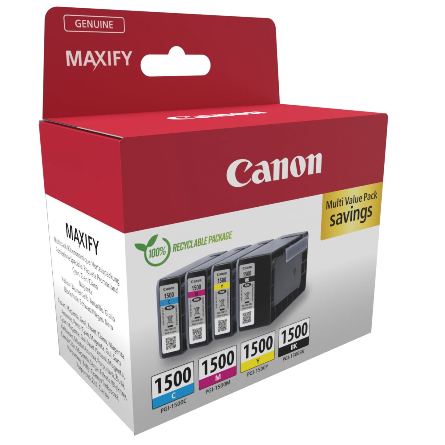 Canon PGI-1500 BK/C/M/Y Multipack