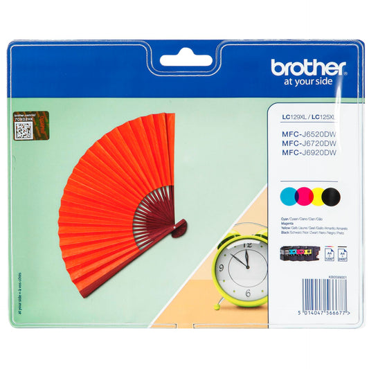 Brother LC-129 / LC-125 XL Value Pack BK/C/M/Y