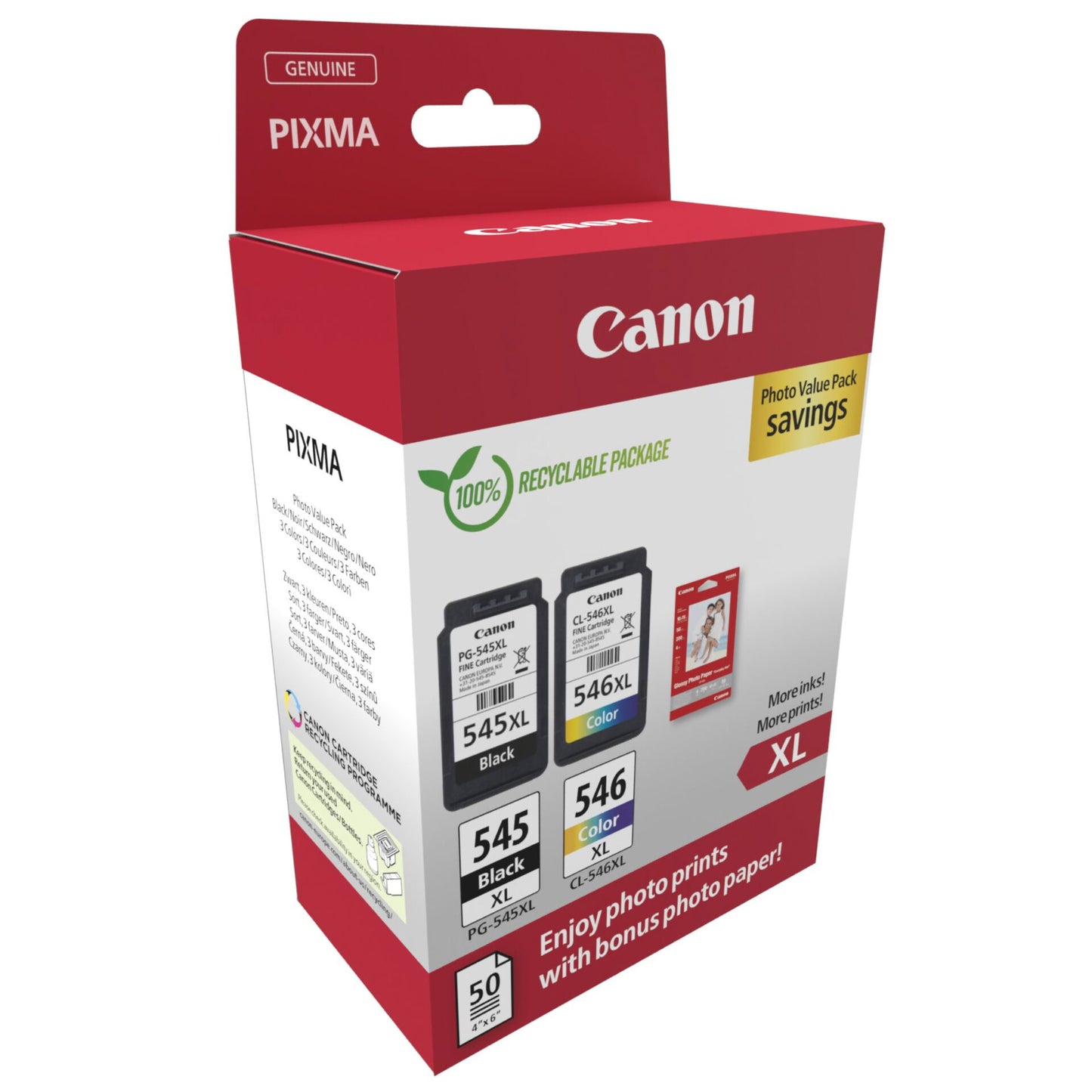 Canon PG-545 XL / CL-546 XL Photo Value Pack