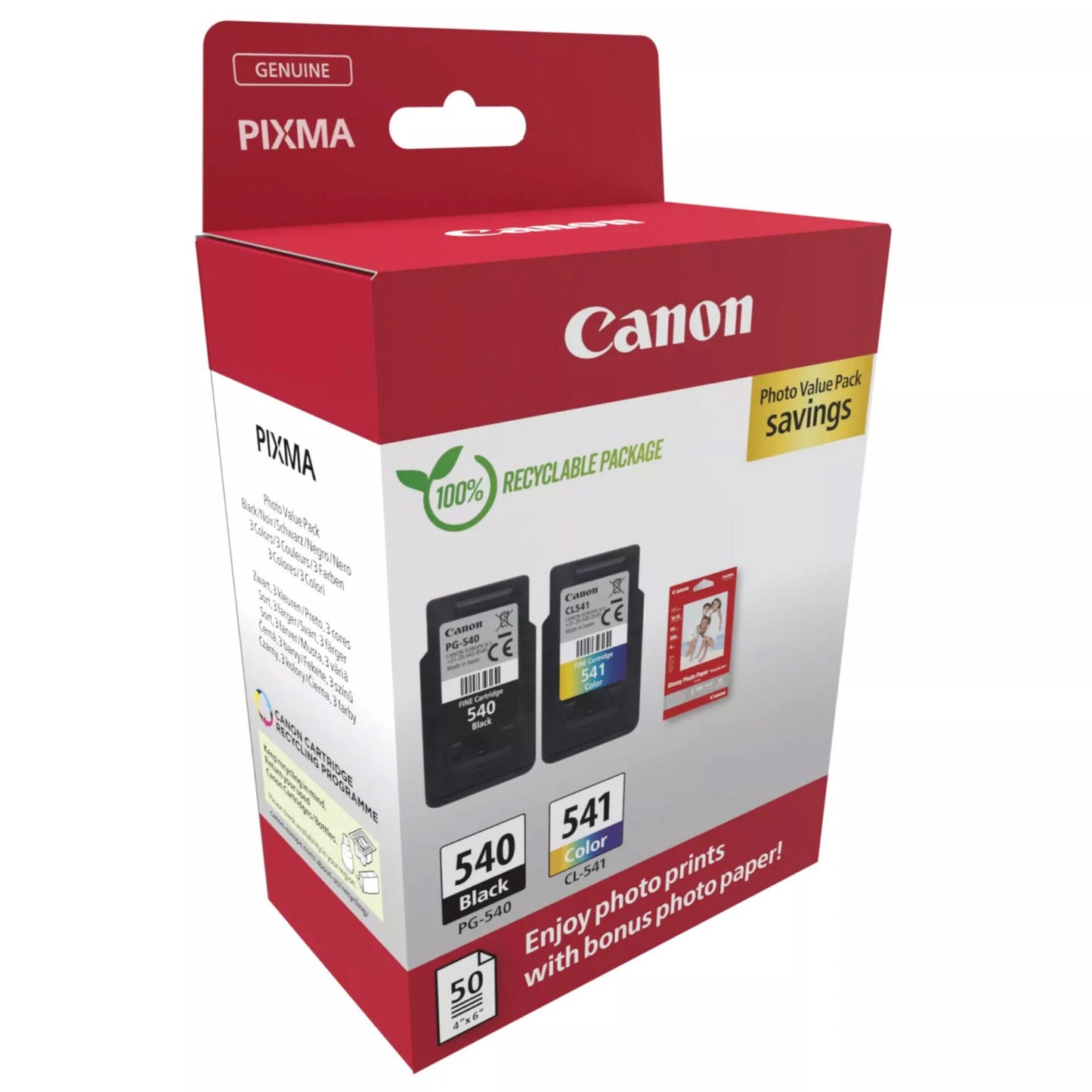 Canon PG-540 / CL-541 Photo Value Pack