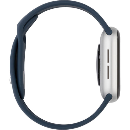 Apple Watch SE GPS 44mm Alu Sivler Storm Blue Sportband S/M