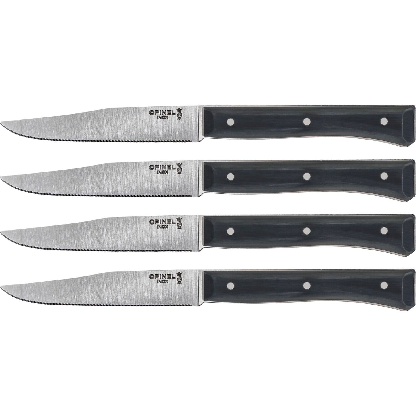 Opinel Table Knives Facette Set of 4  Slate