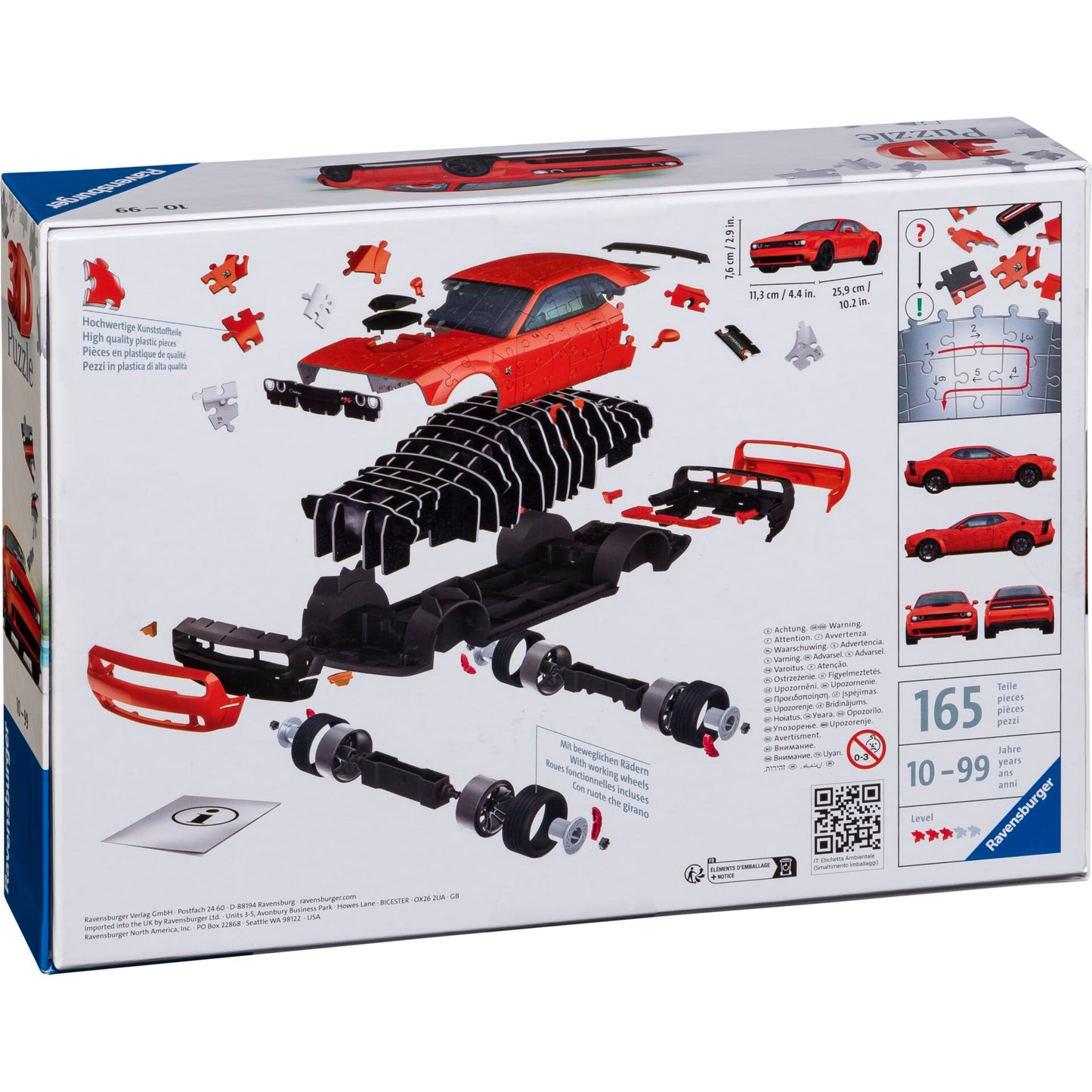 Ravensburger Dodge Challenger R/T Scat Pack Widebody 3D-Puzzle