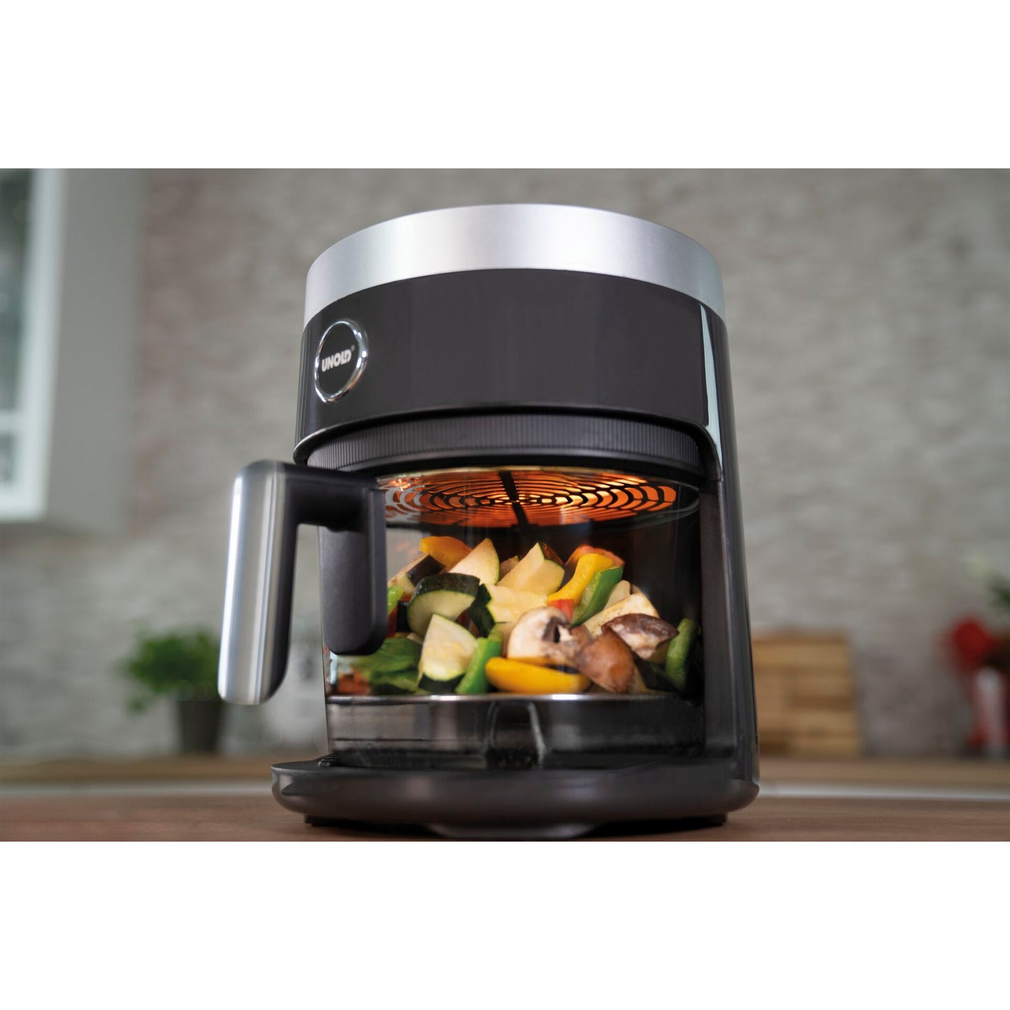 Unold 58695 Hot Air Fryer Glass