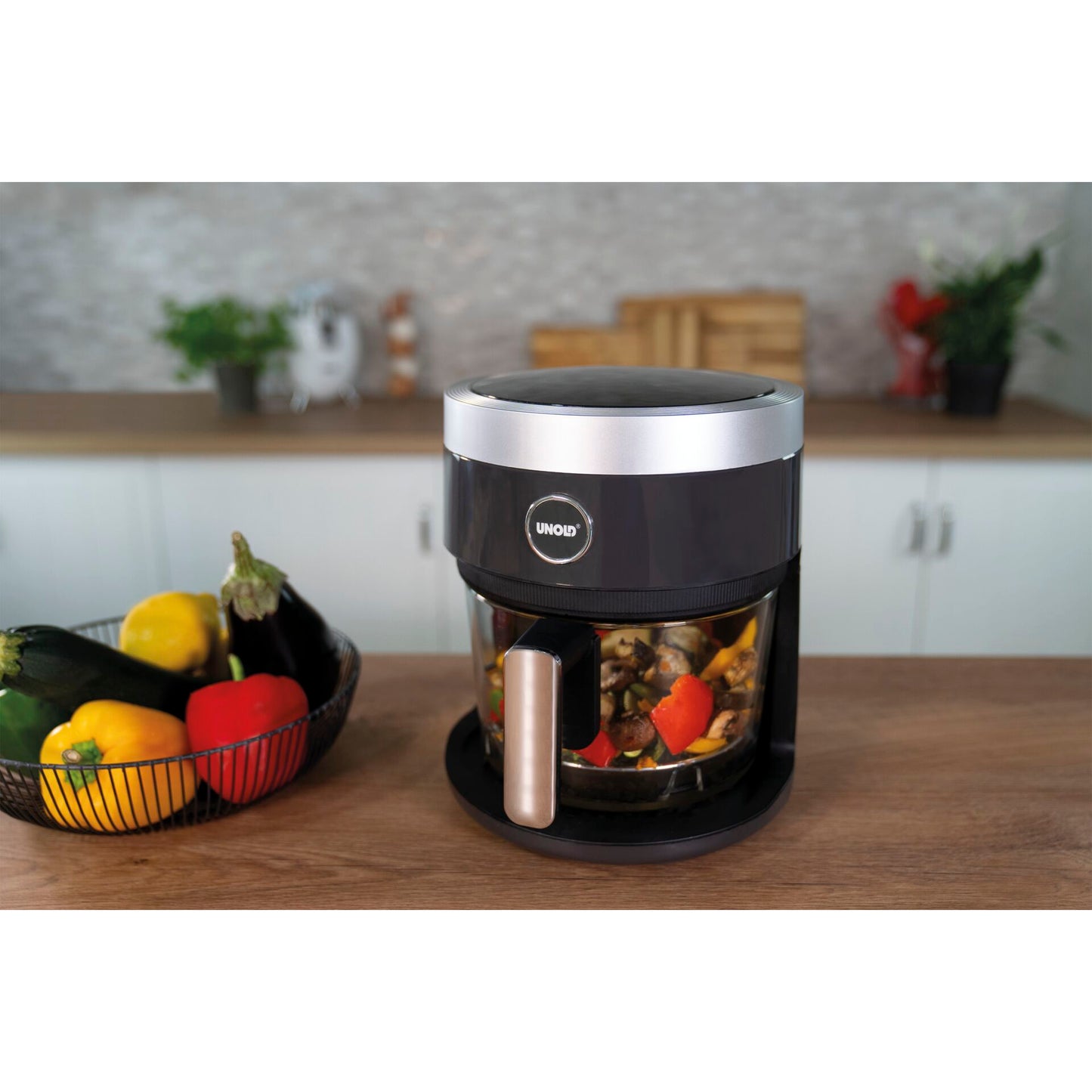 Unold 58695 Hot Air Fryer Glass