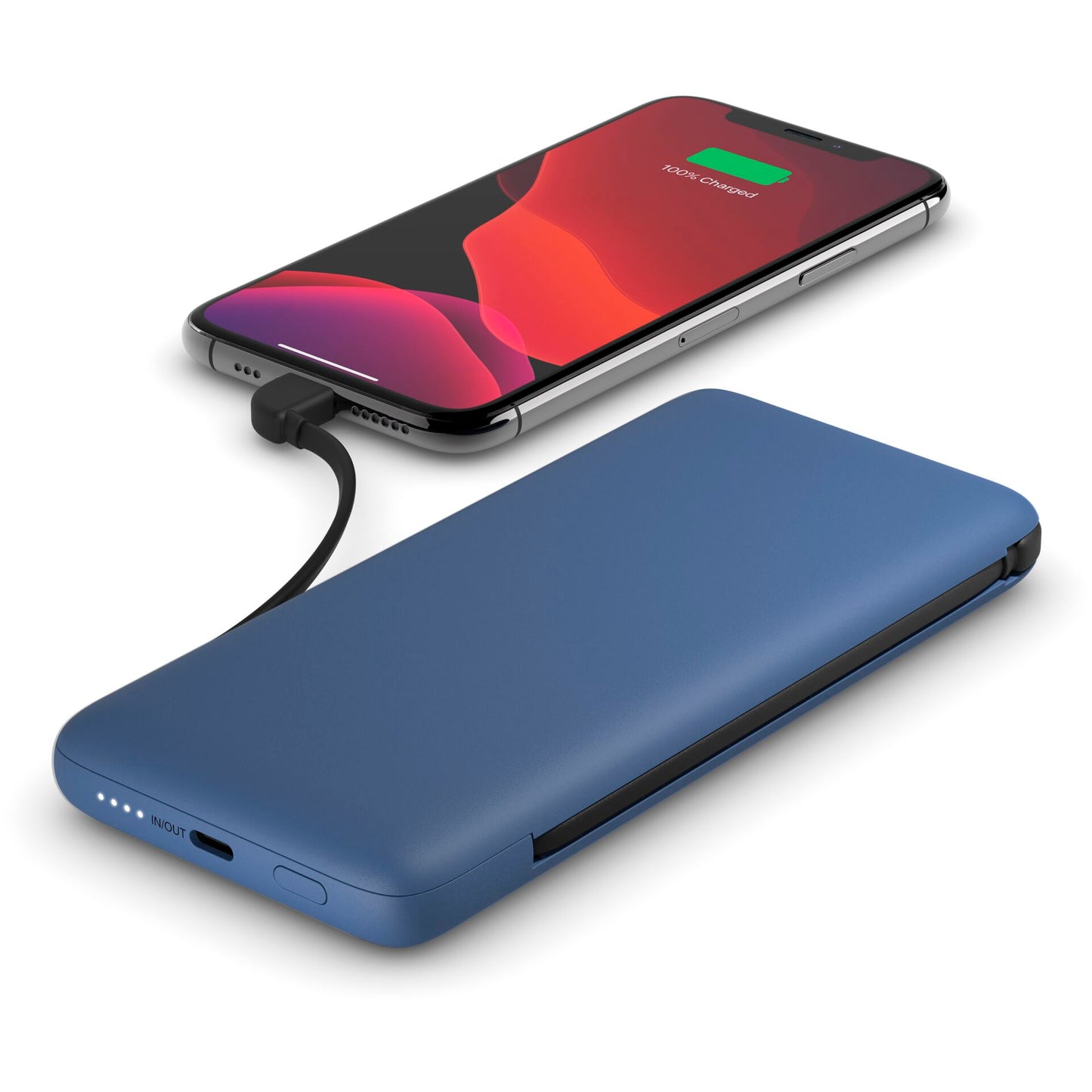Belkin Power Bank 18W 10.000mAh USB-C+Light.cab.blue BPB006BTBLU