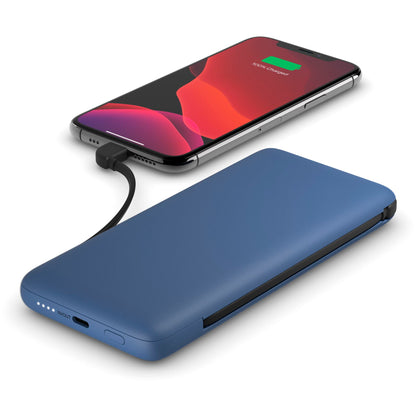 Belkin Power Bank 18W 10.000mAh USB-C+Light.cab.blue BPB006BTBLU