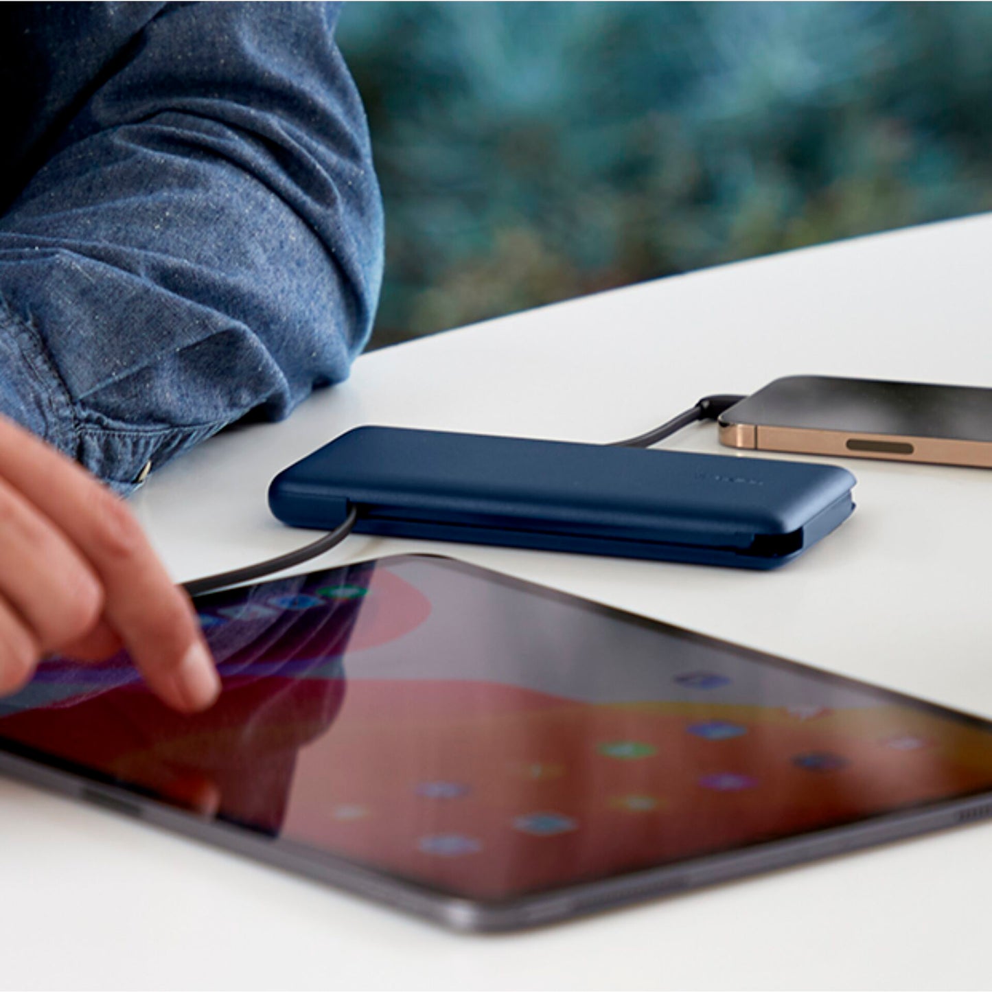 Belkin Power Bank 18W 10.000mAh USB-C+Light.cab.blue BPB006BTBLU