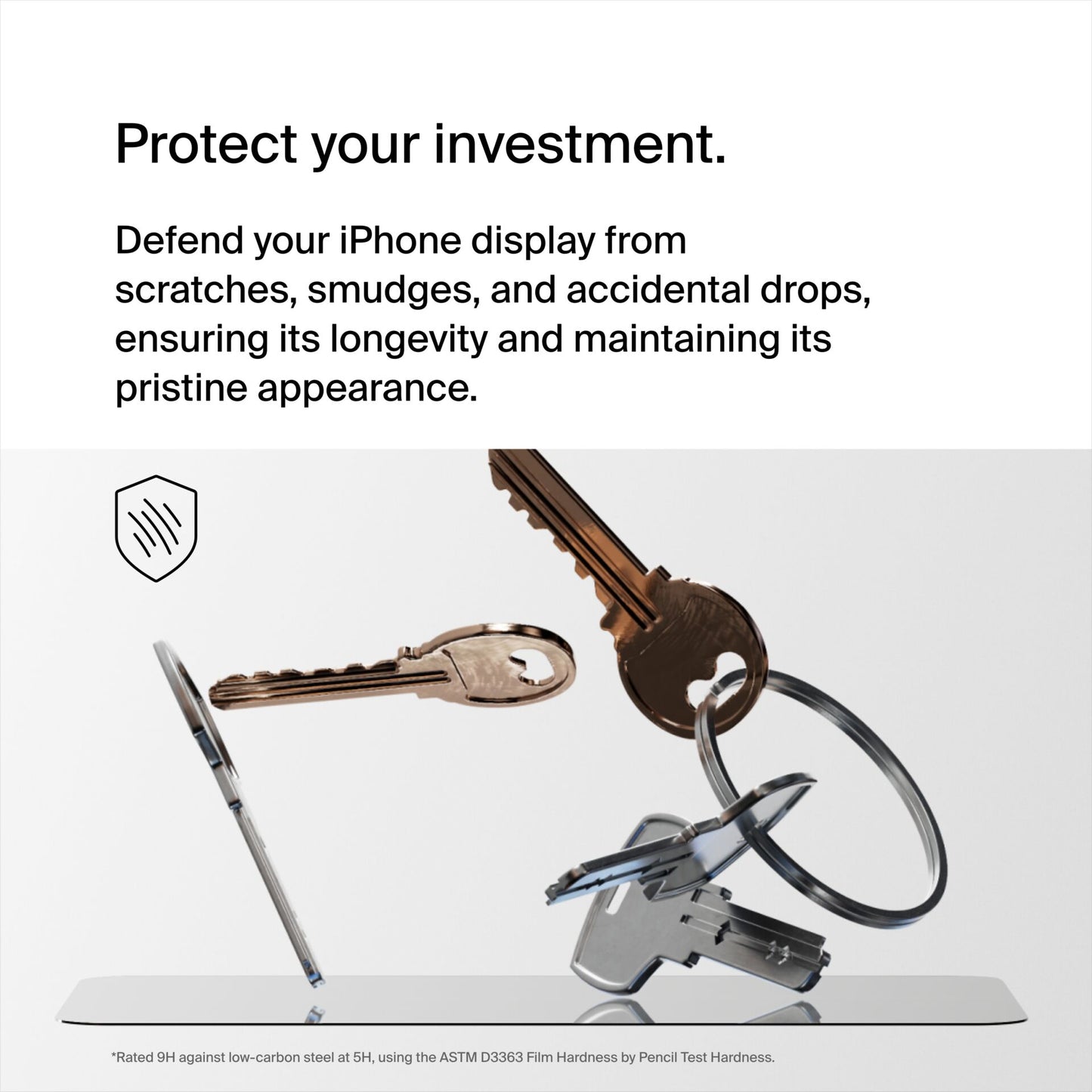 Belkin Screenforce UltraGlass2 antiba.iPhone 16/15/14Pro