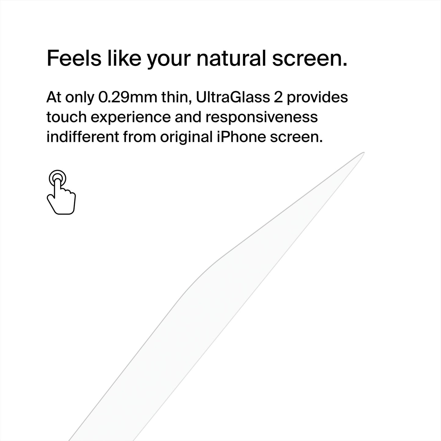 Belkin Screenforce UltraGlass2 antiba.iPhone 16/15/14Pro