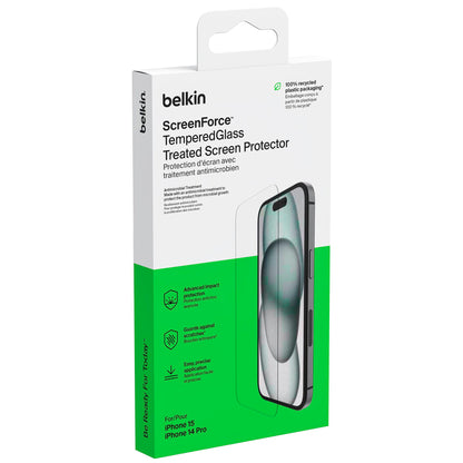 Belkin Screenforce Tempered Gl. antiba.iPhone 15/14Pro  OVA135ZZ