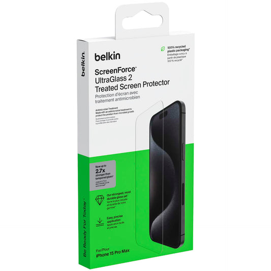 Belkin Screenforce UltraGlass2 antib. Phone 15 Pro Max OVA134zz