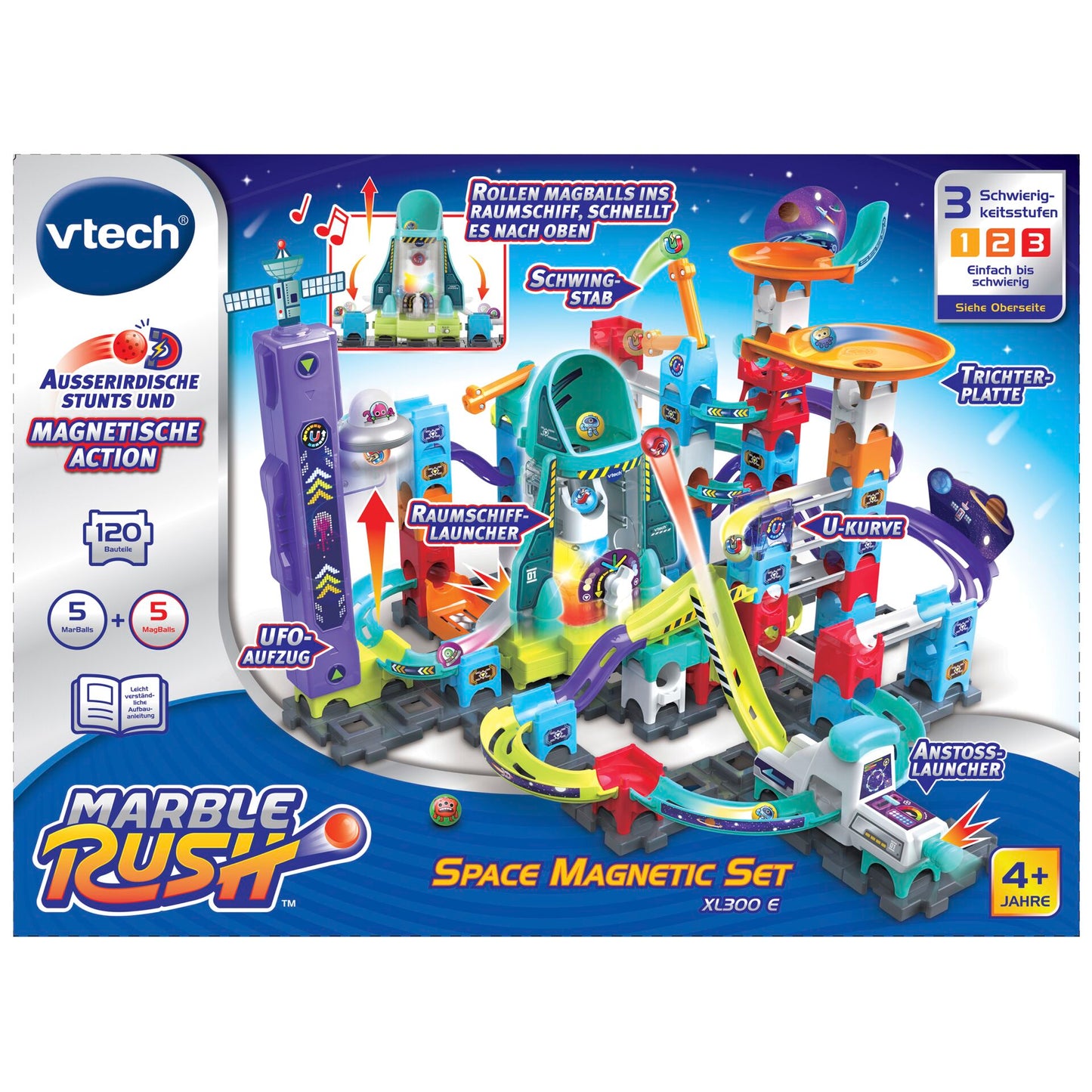 VTech Marble Rush - Space Magnetic Set XL 300 E
