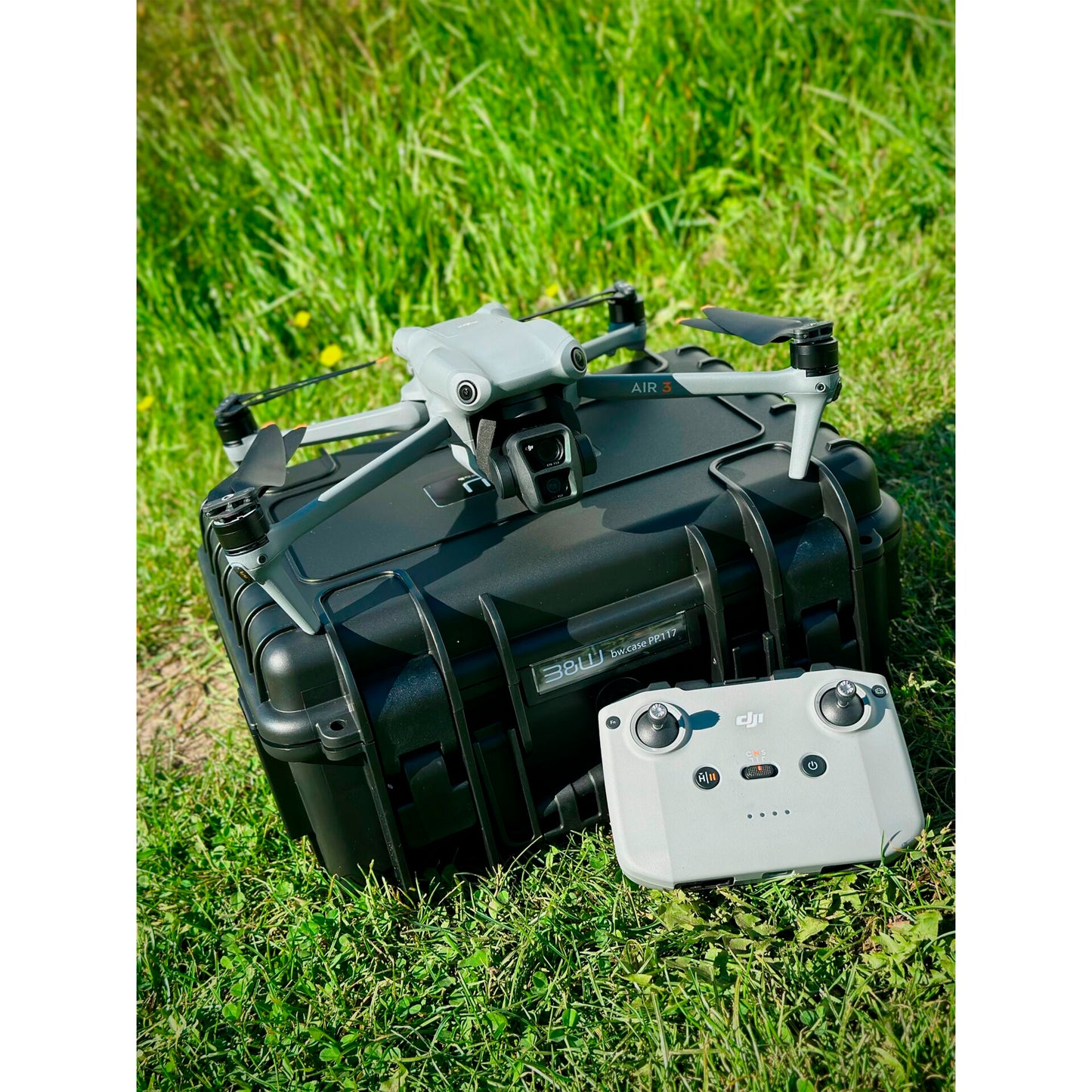B&W Drone Case Type 3000 black for DJI Air 3 / 3S