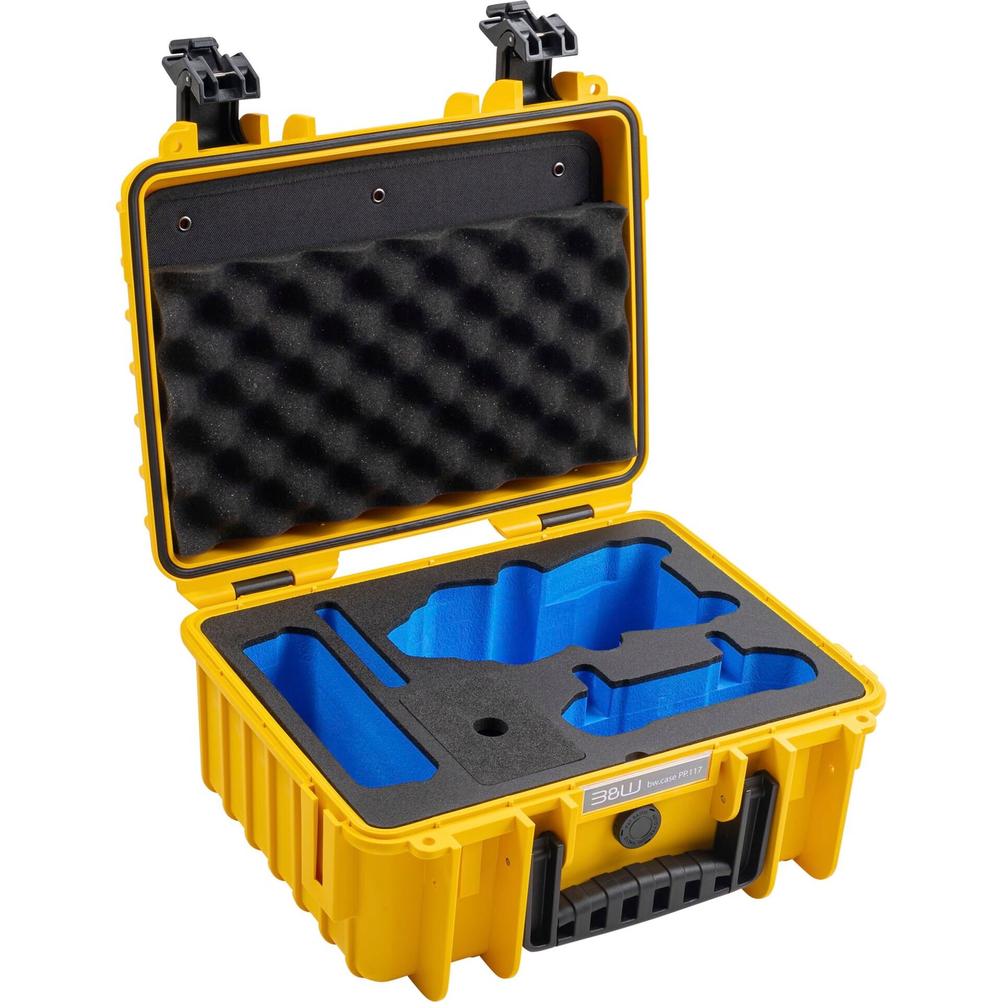 B&W Drohnen Case Type 3000 yellow for DJI Air 3 / 3S