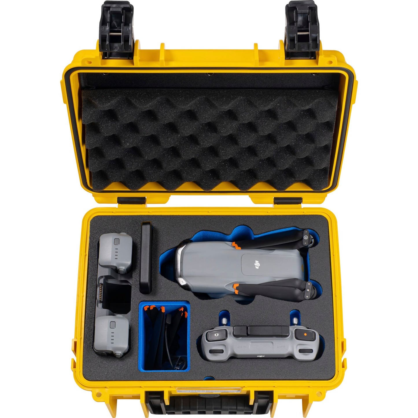 B&W Drohnen Case Type 3000 yellow for DJI Air 3 / 3S