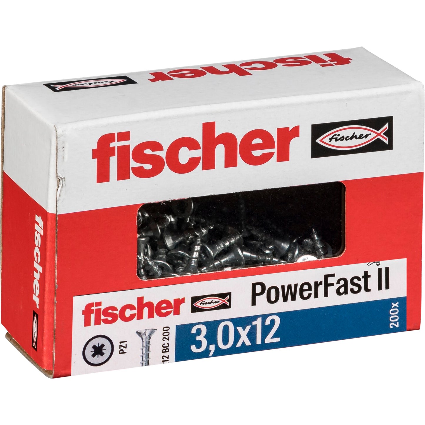 Fischer PowerFast II 3,0x12 SK PZ VG blvz 200