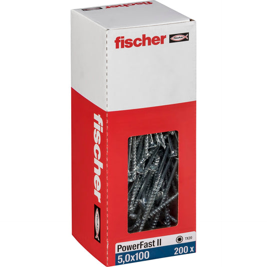 Fischer PowerFast II 5,0x100 SK TX TG blvz 200