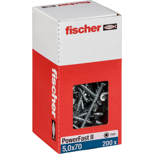 Fischer PowerFast II 5,0x70 SK TX TG blvz 200