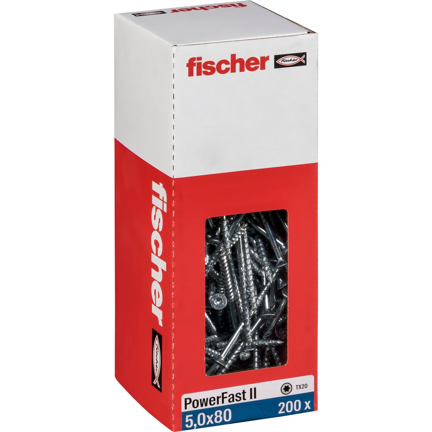 Fischer PowerFast II 5,0x80 SK TX TG blvz 200