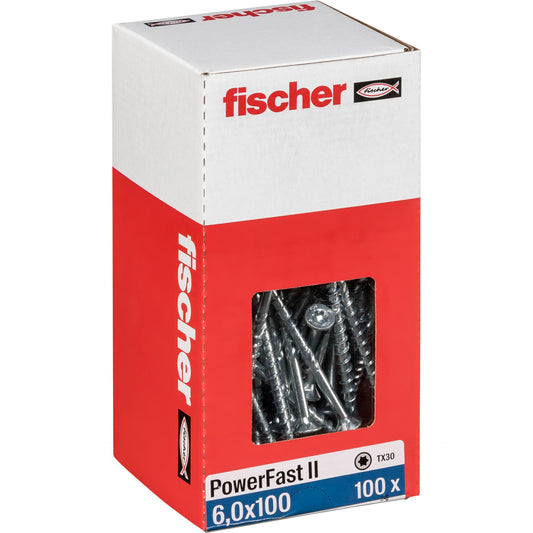 Fischer PowerFast II 6,0x100 SK TX TG blvz 100