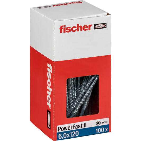 Fischer PowerFast II 6,0x120 SK TX TG blvz 100