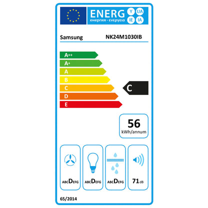 Samsung NK24M1030IB/UR 60cm, Pull-out cooker bonnet