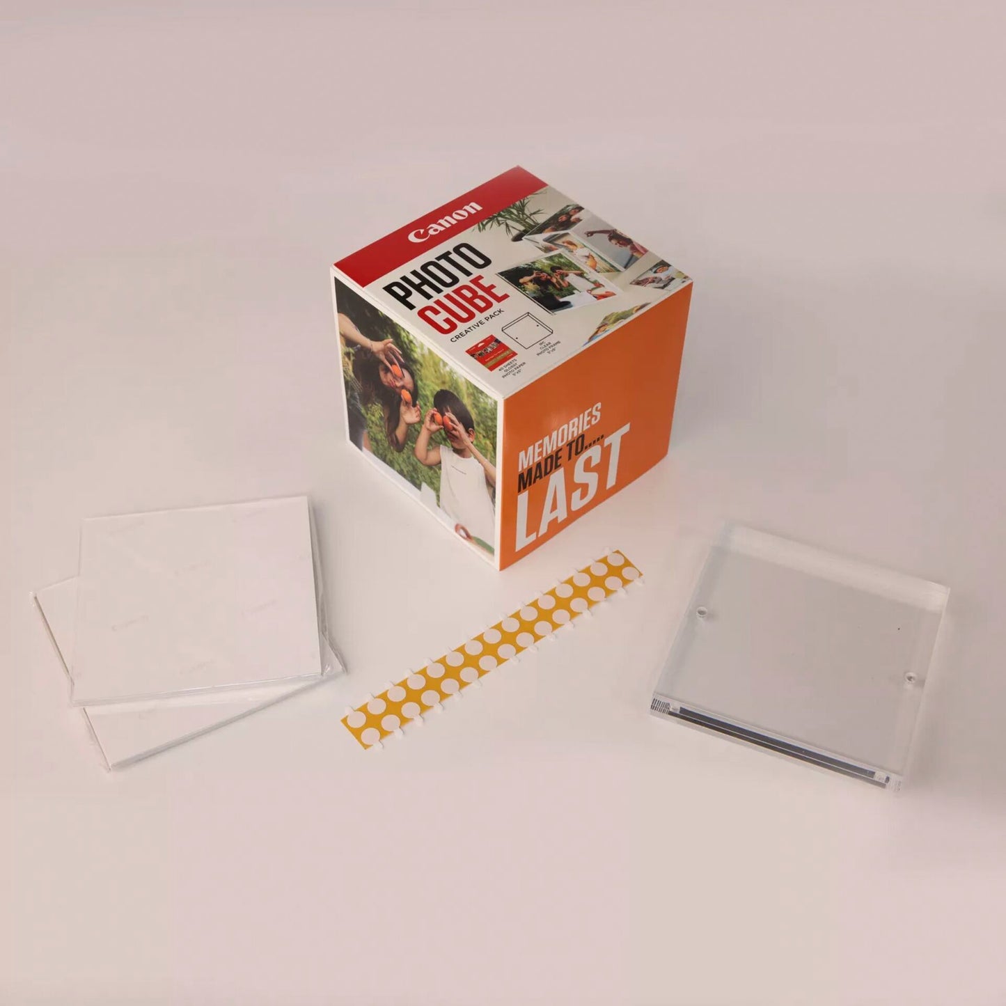 Canon PP-201 13x13 cm Photo Cube Creative Pack White Orange 40 sh