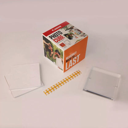 Canon PP-201 13x13 cm Photo Cube Creative Pack White Orange 40 sh