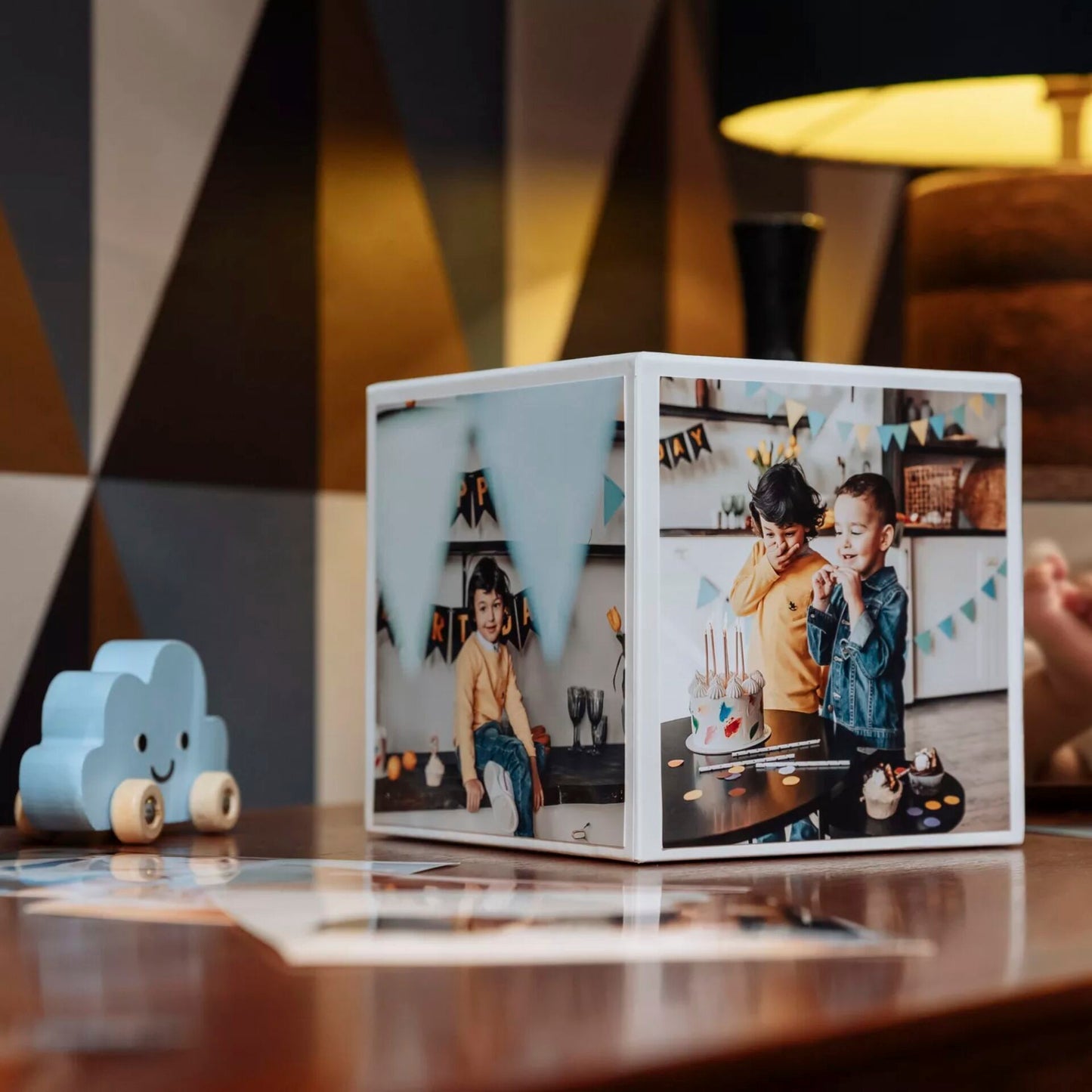 Canon PP-201 13x13 cm Photo Cube Creative Pack White Orange 40 sh