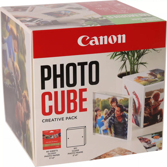 Canon PP-201 13x13 cm Photo Cube Creative Pack White Green 40 Sh.