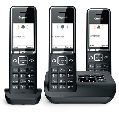 Gigaset COMFORT 550A trio black/chrome
