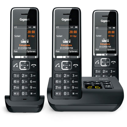 Gigaset COMFORT 550A trio black/chrome