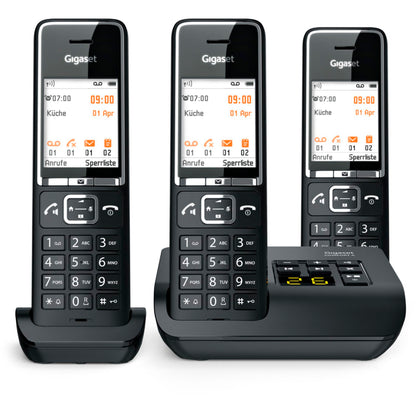 Gigaset COMFORT 550A trio black/chrome