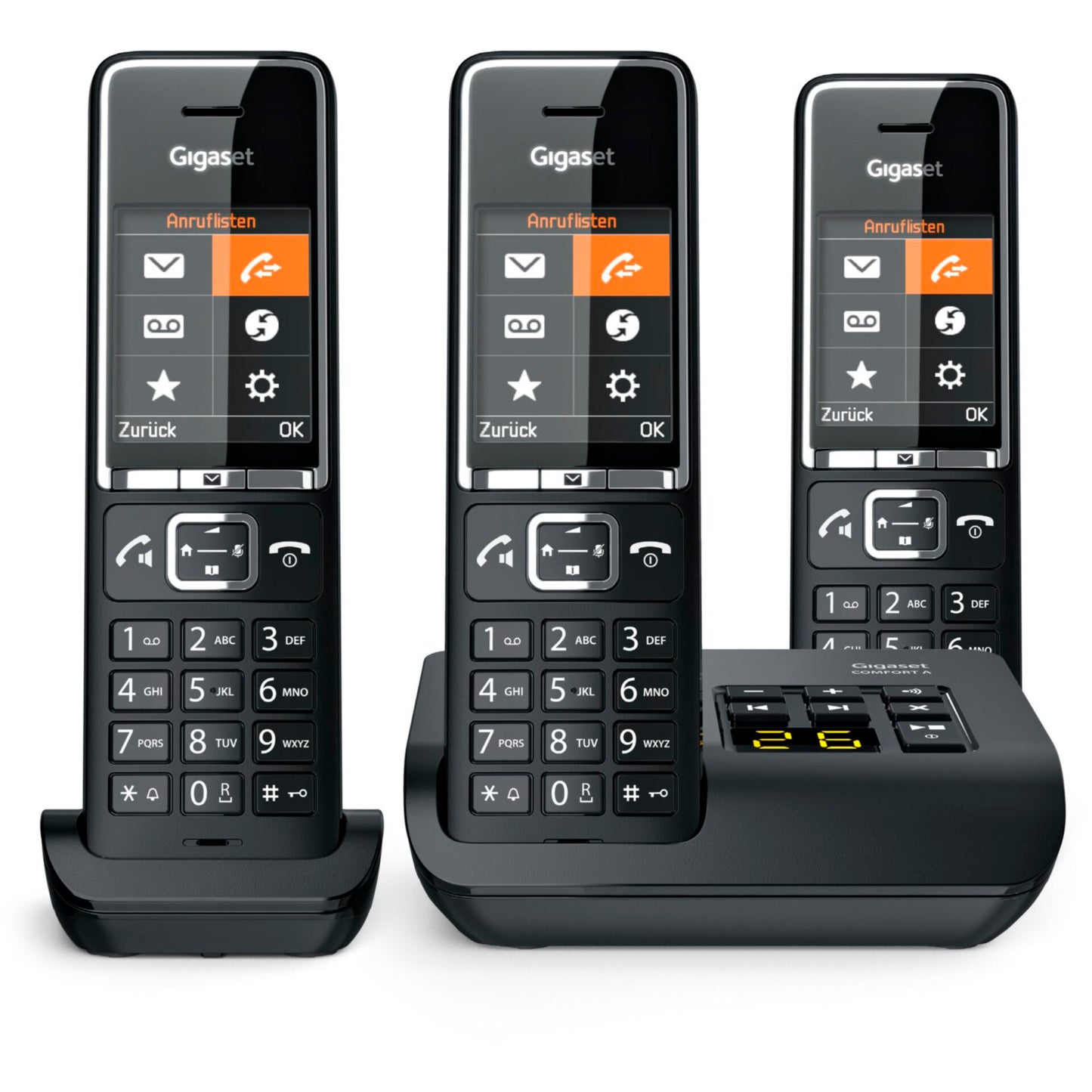 Gigaset COMFORT 550A trio black/chrome