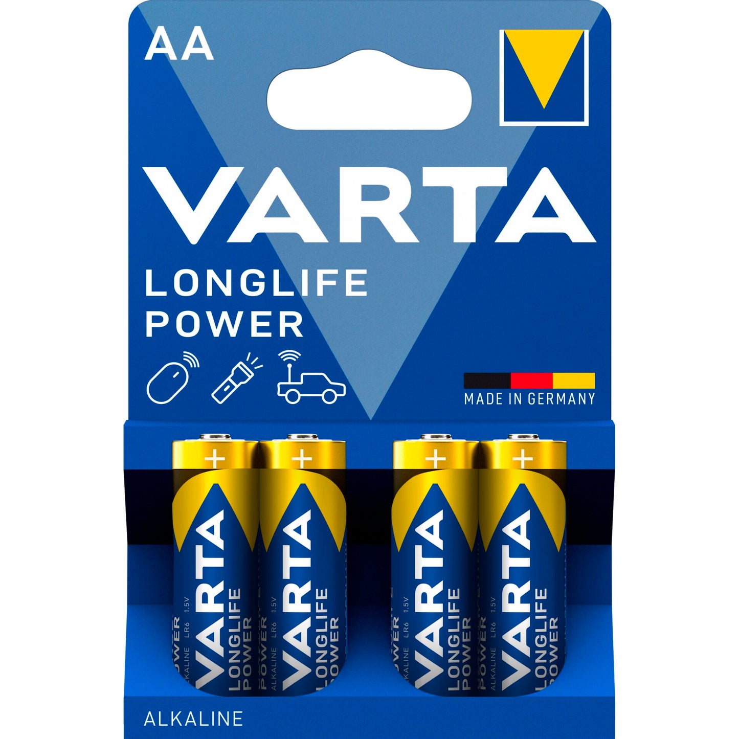 1x4 Varta Longlife Power Mignon AA LR06