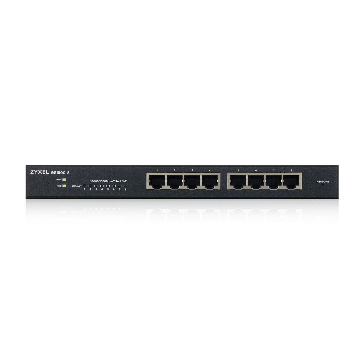 Zyxel GS1900-8 V2 8 Port GbE L2 smart switch