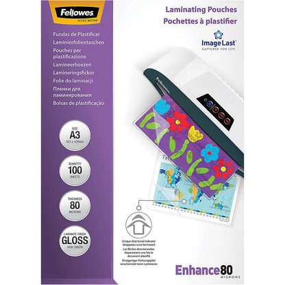 Fellowes ImageLast A3 80 micron  100-pack