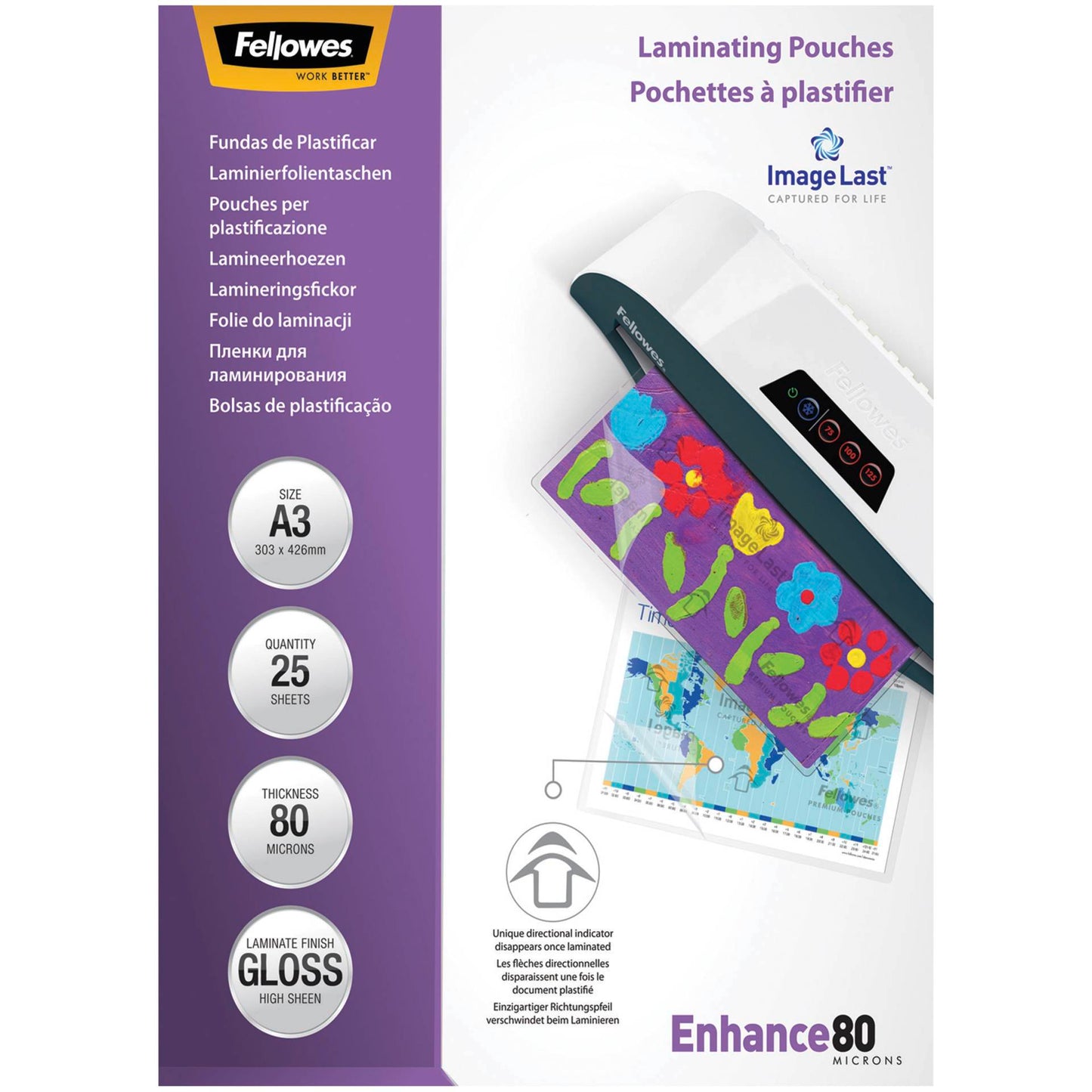 Fellowes ImageLast A3 80 micron   25-pack