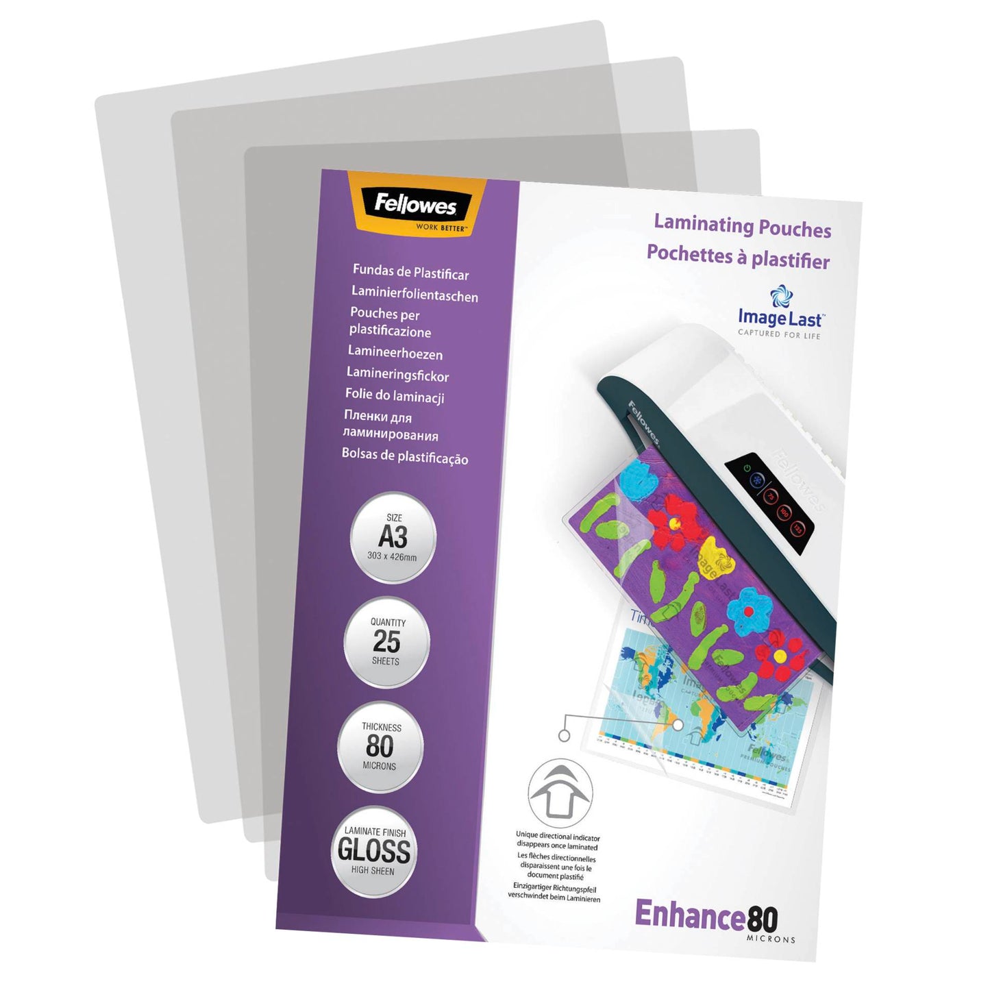Fellowes ImageLast A3 80 micron   25-pack
