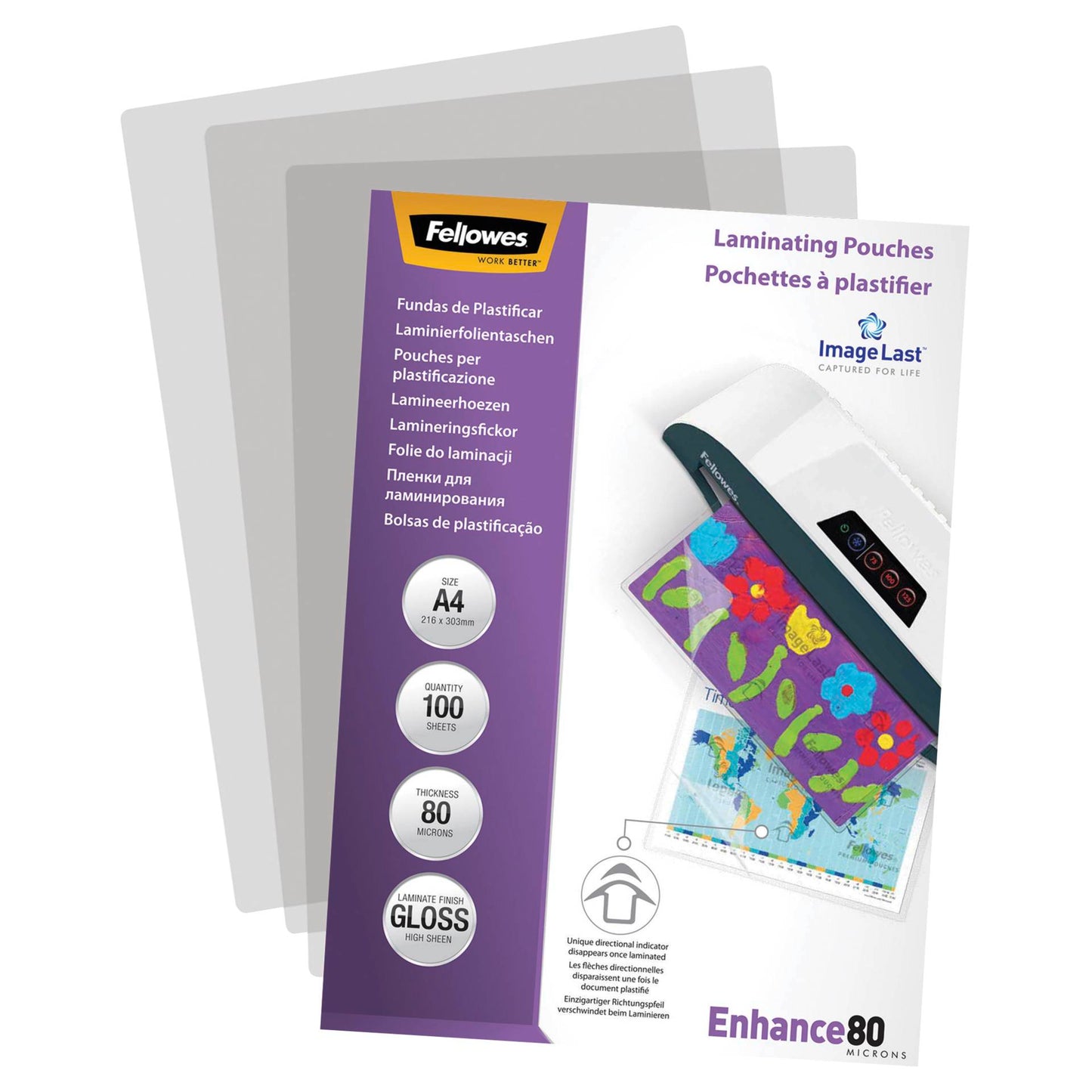 Fellowes ImageLast A4 80 micron   100-pack