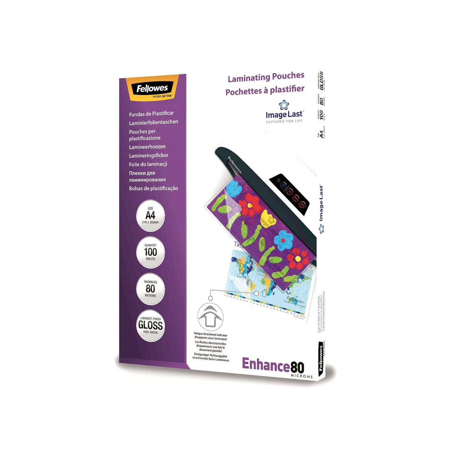 Fellowes ImageLast A4 80 micron   100-pack