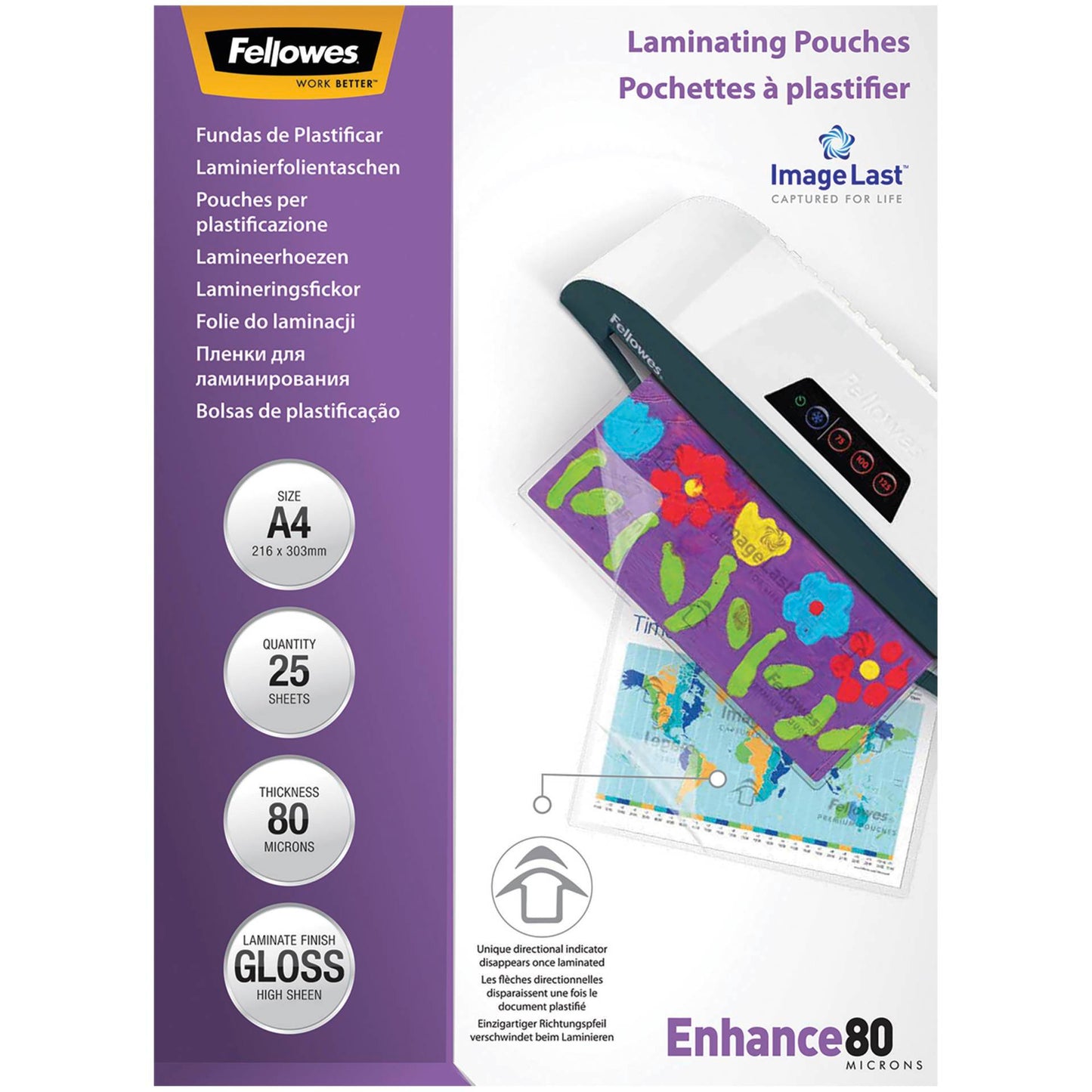 Fellowes ImageLast A4 80 micron   25-pack