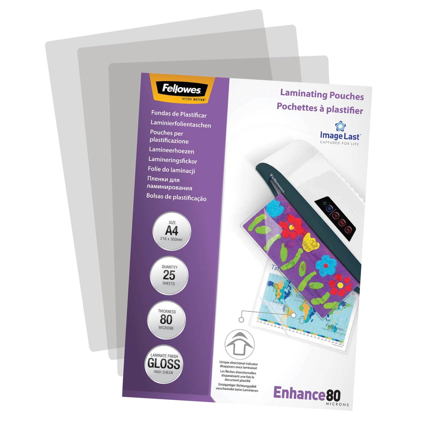 Fellowes ImageLast A4 80 micron   25-pack